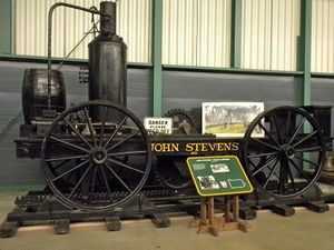 De “Steam Waggon” van Kolonel John Stevens.